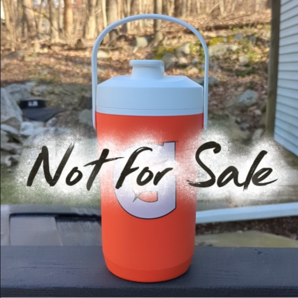 Not for Sale Gatorade 64oz Cooler Water Bottle - Orange Unisex.
